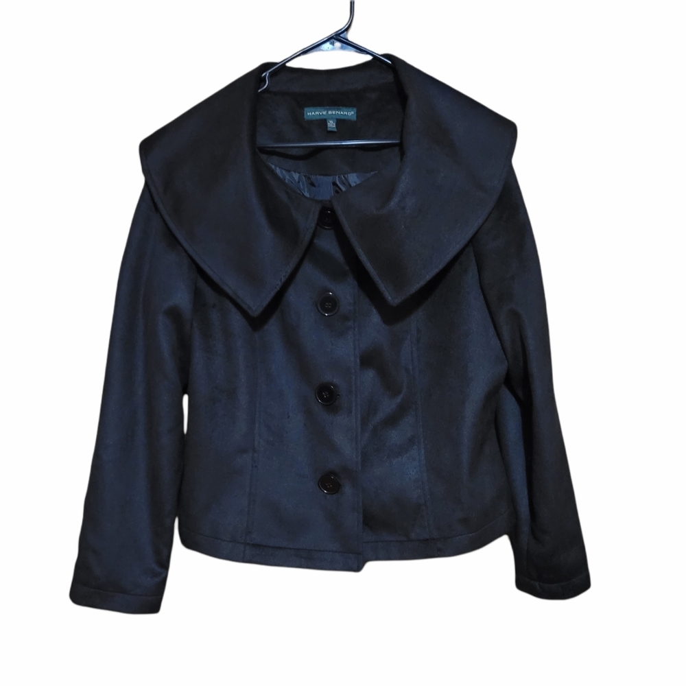 Women's Harve Benard XL Button Closure Pea Coat Sz XL - Picture 2 of 5